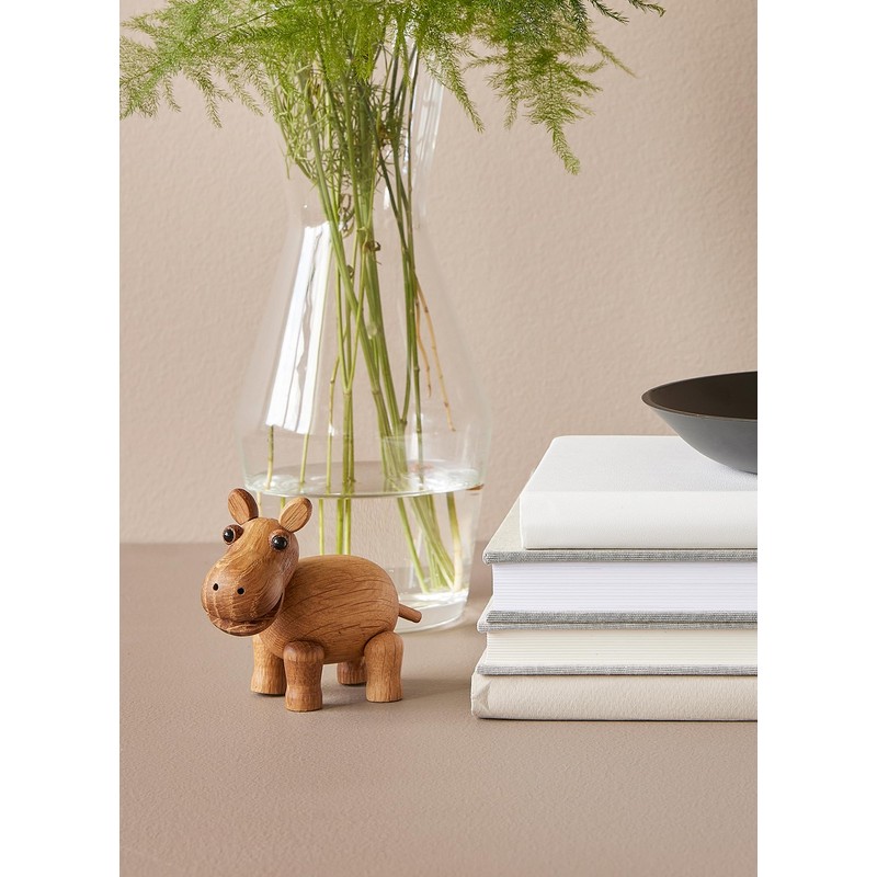 Spring Copenhagen Handmade African Hippo Wilma - Unique Wooden Art