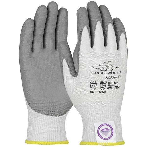 PIP 19-D322/XS Great White 3GX Seamless Knit Dyneema Diamond Blended