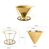 Reusable Filters Stainless Steel Filters Coffee Filter Cone Stainless Steel