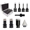 BTBLBITS Diamond Core Drill Bits Set 9pcs (6/6/8/10/20/25/35mm Tile Diamond