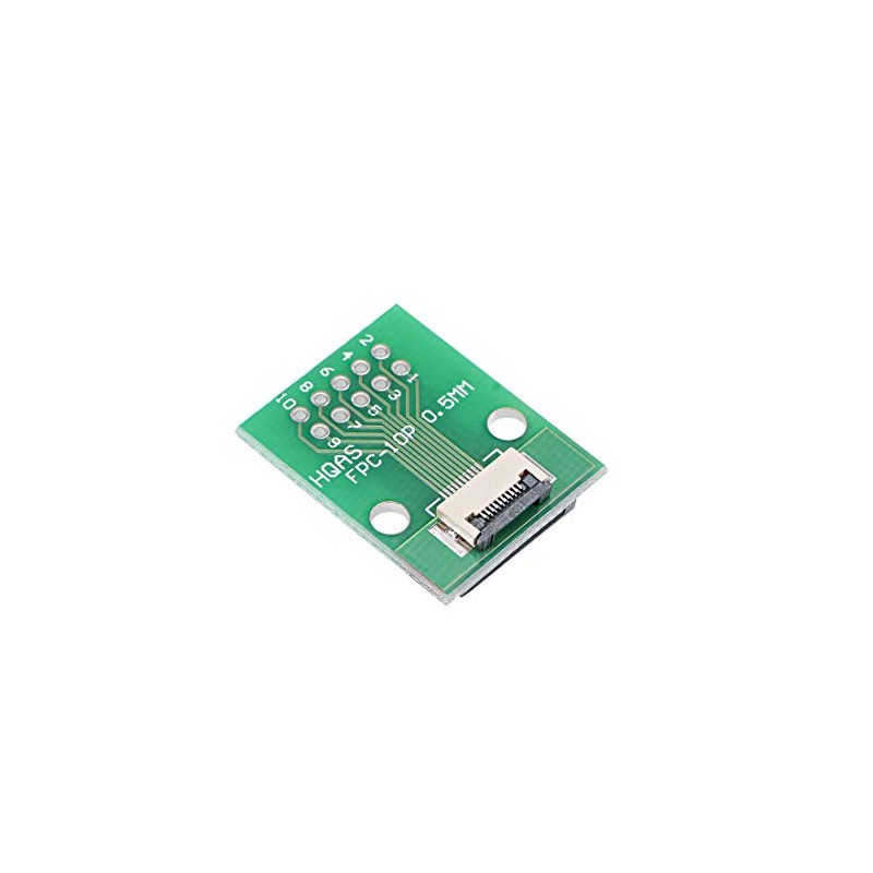 uxcell FFC FPC 10 Pin 0.5mm 1mm Pitch to DIP