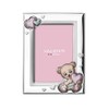 Valenti&Co - Silver Frame Teddy Bear Bedside Table for Bedroom