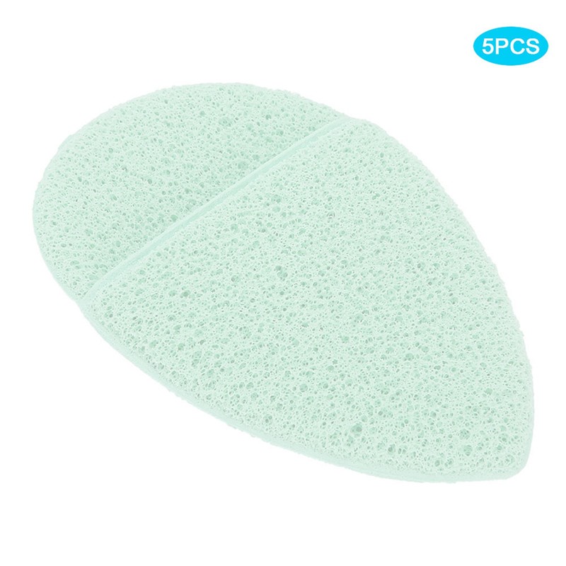 5pcs Makeup Cleaning Puff Hydrophilic Soft Exfoliator Face Cleaning Pad