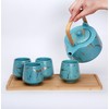 Hinomaru Collection Modern Style Marble Design Porcelain Tea Set 42