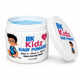 Pomada para el cabello BK Kidz, fijación fuerte, 3,5 oz