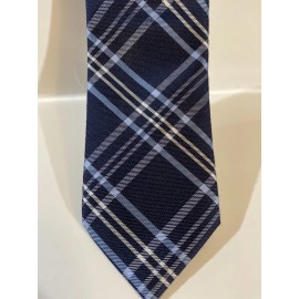 Goodfellow Nice Classic Plaid GOODFELLOW Skinny Tie Mens New With Tag Navy Blue  Necktie