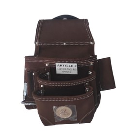 Zeluga Sued Leather Tool Belt, Bag, Carpenter, Construction, Framers, Handyman and Electrician Tool Bag Set (20-379)