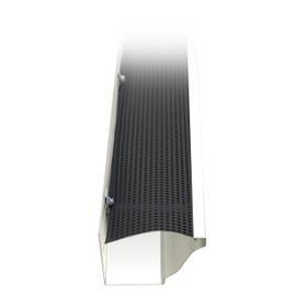 Alu-Rex Rain Gutter Guard – Aluminum Eavestrough Protection – Canadian-Made –Keeps leaves, debris, snow, and ice out – Basic Protection – 20 ft