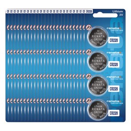 Renata CR2320 Batteries - 3V Lithium Coin Cell 2320 Battery (100 Count)