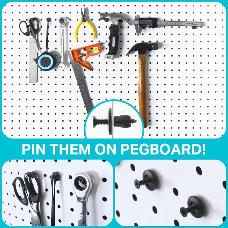 G.CORE Pegboard Peg Hooks Accessories - 40 Set Pegs with
