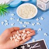 100 Pcs Acrylic Cross Beads for Bracelet Glow in The