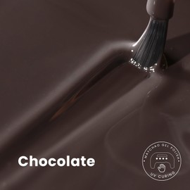 MAYCHAO 15ML Gel Nail Polish 1Pc Chocolate Gel Polish Soak Off UV LED Nail Polish Nail Art Starter Manicure Salon DIY at Home, 0.5 OZ