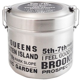 Skater STLB2DXAG-A Insulated Vacuum Stainless Steel Lunch Box, DX 21.4 fl oz (640 ml), Ultra Lightweight, Antibacterial, Brooklyn