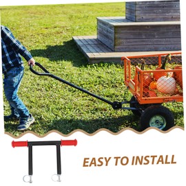 JECOMPRIS Handle for Motorhome Trolley Handle for Trolley Handle of a Trolley Pull Handle for Multi-Purpose Trolley Camping Accessories Pram Trolley Handles Replacement Handle for Trolley Rubber Red