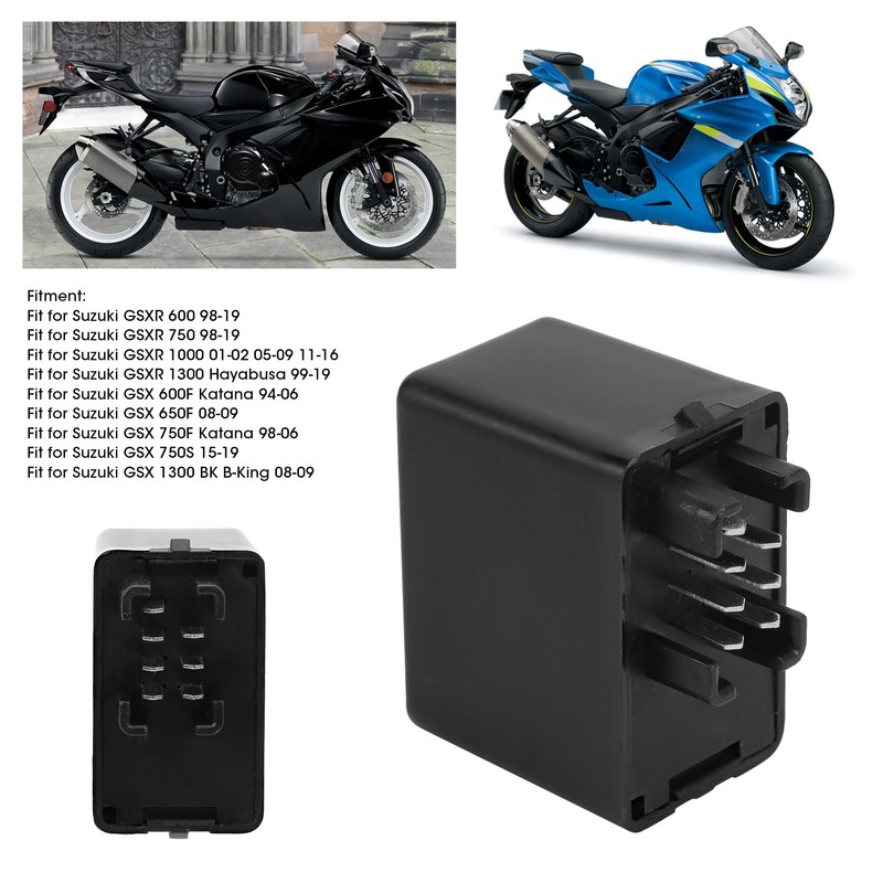 7 Pin Flasher Relay LED Turn Signal Flash Controller Fit