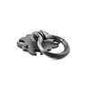Renovators Supply Manufacturing Black Wrought Iron 3" Ring Cabinet Pulls