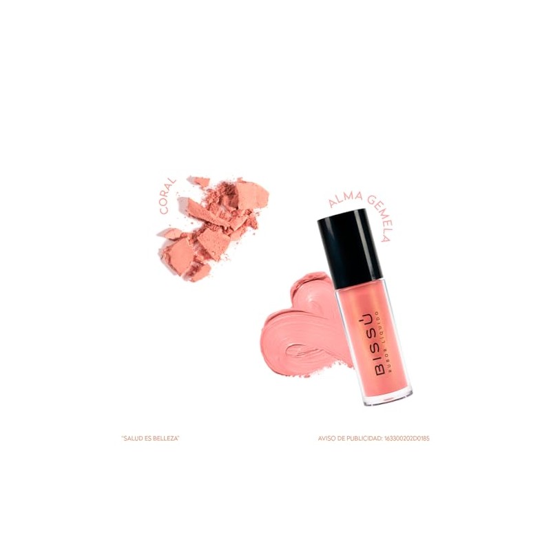 Bissú Cosméticos, Rubor Líquido 05 Alma Gemela