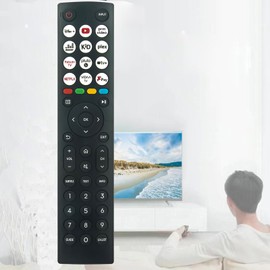 VINABTY Replacement Remote Control Fit For Hisense Full HD QLED Smart TV 32A4NTUK 40A5NQTUK 32A5NQTUK 40E4NTUK 32E4NTUK 40A4KTUK 32A4KTUK 32A5KQTUK 32E4KTUK 55E7KQTUK 58A6KTUK 65A6KTUK
