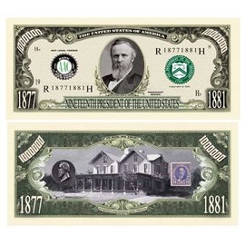 American Art Classics Rutherford B. Hayes Million Dollar Bill Case Pack 100