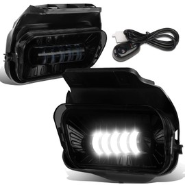 DNA MOTORING FL-ZTL-339-SM Pair of Fog Lights Compatible with 03-07 Silverado 1500 2500HD 3500 / Classic / 02-06 Avalanche