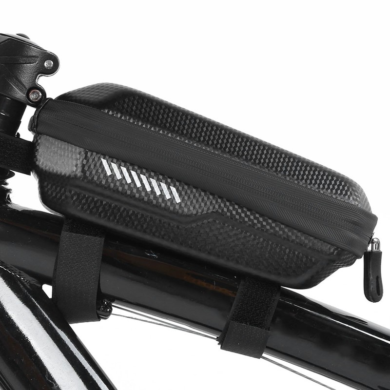 Hardshell Bicycle Mountain Bike Bag Front Beam Pipe Waterproof Saddle