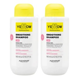 2 Pack Shampoo Liss Yellow, Alisador Y Controla El Frizz                                                                                              