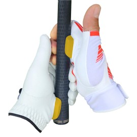 MONKEY GRIP Wedge Pad Golf Glove Premium Synthetic, Non silp Power Grip,Slice Killer,No twist, Left Hand