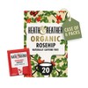 Heath & Heather Organic Rosehip Teabags | Individually Wrapped Caffeine-Free