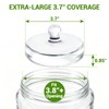 3-Pack Glass Fermentation Weights for Gallon Jars – 3.7 Inch