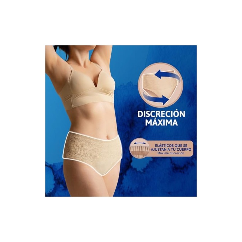 TENA Pants Discret BeigeTalla M, Ropa interior desechable, 13 piezas