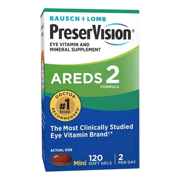 Preservision Areds 2 de 120 Capsulas Blandas Sabor Neutro vitaminas