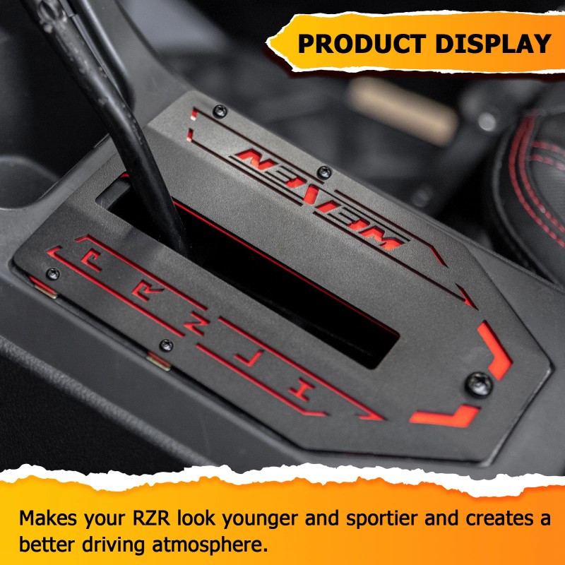DYSO Steel Racing Shift Shifter Gate Plate Panel For Polaris