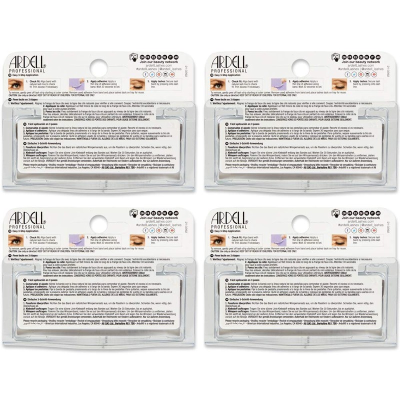 Ardell Lashes Natural 174 - Natural Looking False Eyelashes, Long-Lasting