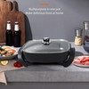 Electric Frying Pan Large Capacity Rapid Heat Up Prevents Stick