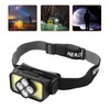 COB Head Lamp USB Rechargeable Led Head Lamp IPX4 Waterproof