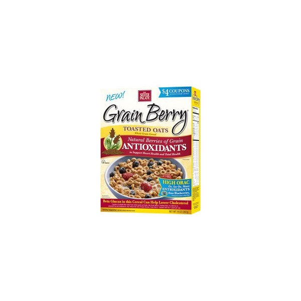 Grain Berry Whole Grain Honey NUT Toasted Oats Cereal, with Antioxidants, 12 Oz Box (5 Pack), By Silver Palate5