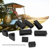 Golf Cart Windshield Mounting Clips Reduce Glass Noise Installation Bottom