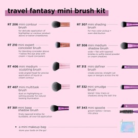 Travel Fantasy Mini Brush Kit by Real Techniques for Women - 11 Pc