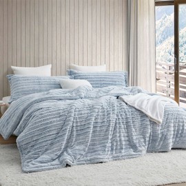Softer Than Soft - Coma Inducer® Oversized Twin Comforter - Frosted Navy Stripe (Twin XL)