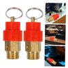 CHILDWEET 1/4'' Air Compressor Pressure Relief Safety Valve Kit Brass