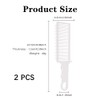 FZGLHQQ 2 PCS Fade Combs Professional Hair Cutting Combs Barber