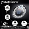 3leavtrees Car Engine Start Button Cover - Blue Love Butterfly