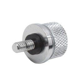 INFINAUTO Silver Tone Aluminium Alloy Motorcycle Mount Bolt Screw Cap Nut Stylish Design