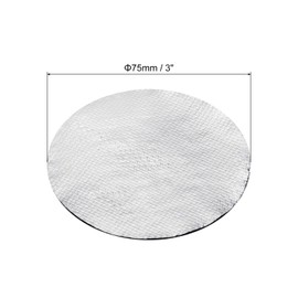 PATIKIL 3" Dia.Incense Burner Pad, 10 Pack Coil Incense Holder Aluminum Black Ash Catcher Fireproof Incense Cone Mat for Yoga Spa Room Home Office