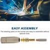 14pcs Mig Welding Nozzle Tips .035" with Non-Stick Coating; Ceramic