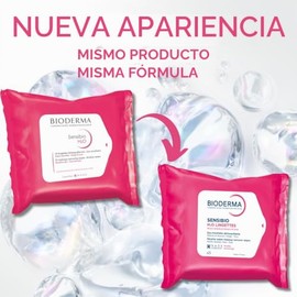 Bioderma Sensibio H2O - Toallitas de limpieza facial biodegradables y desmaquillante para cara y ojos (25 unidades)