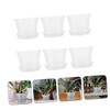CIYODO 6sets Transparent Orchid Pots Breathable Net Pots Drainage and