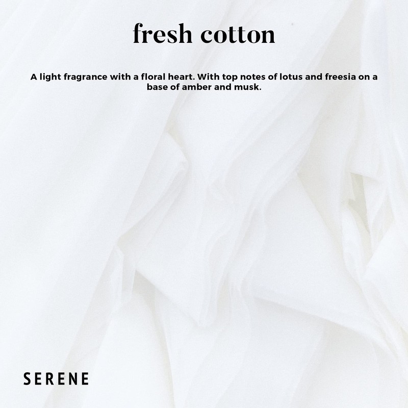 Hidden Label Large Scented Candle, Fresh Cotton, 30oz 3 Wick