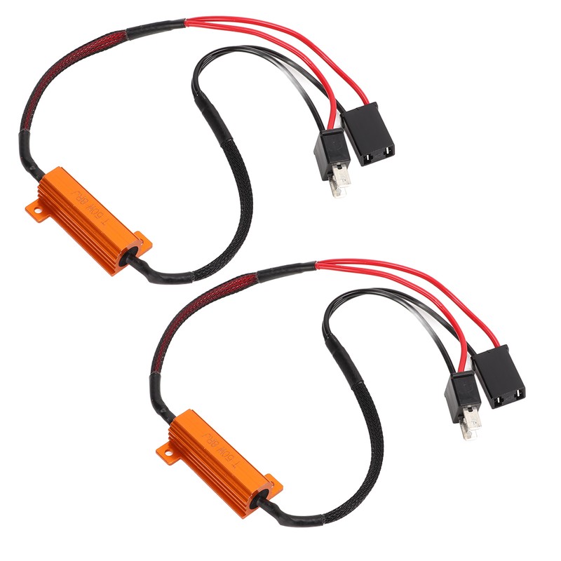 LED Decoder H7 Aluminum Housing Single Resistance Wire LED Headlight