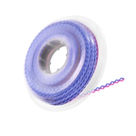 Annhua Power Chain for Braces Dental Spool Braces Powerchain, 3.5 mm Elastic Brace Rubber Bands Power Chains for Orthodontic Treatment and Teeth Gap - Short, Pink | Blue